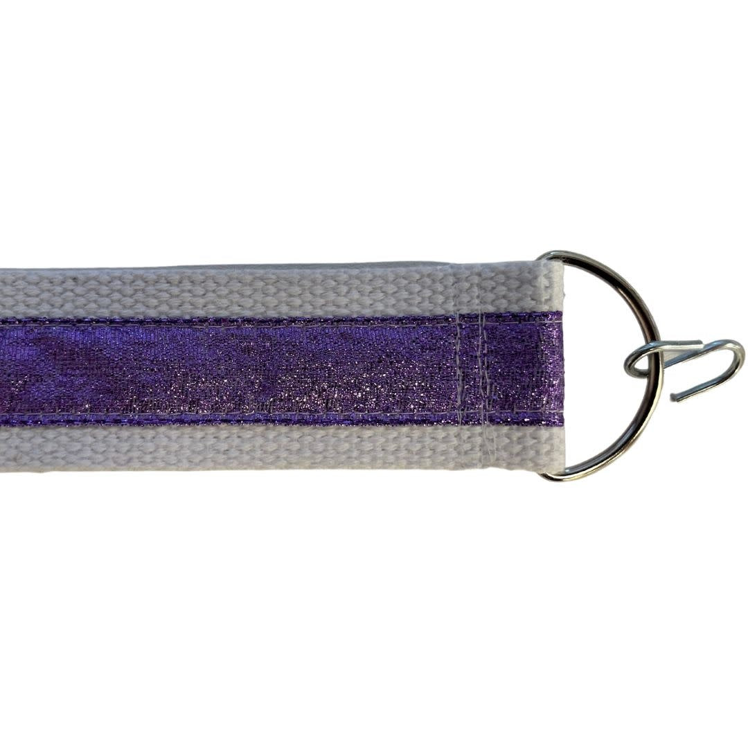 Designer seat straps Sparkle Purple