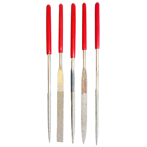 Diamond file set, 150 grit, 6", 5 each in a set