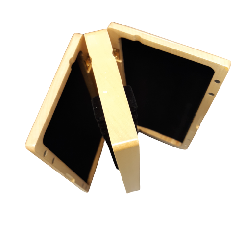 Double Bassoon Reed Case, holds 20 (ribbon-style) Light Wood