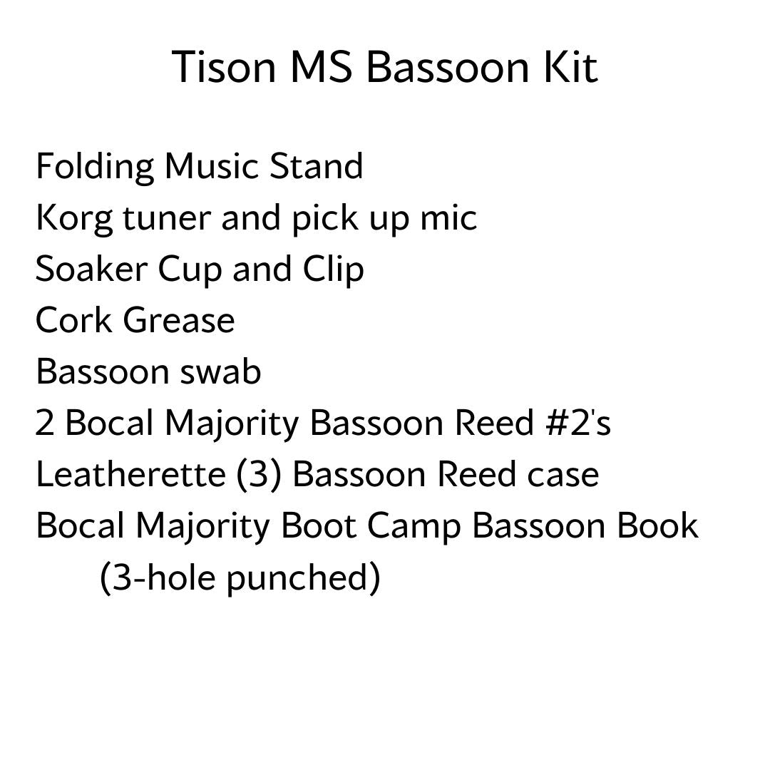 Tison Middle School Bassoon Kit