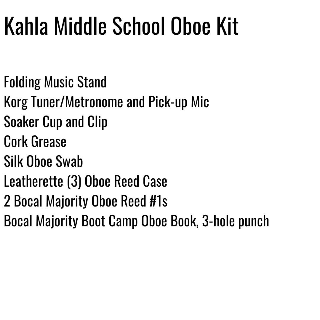 Kahla Middle School Oboe Kit