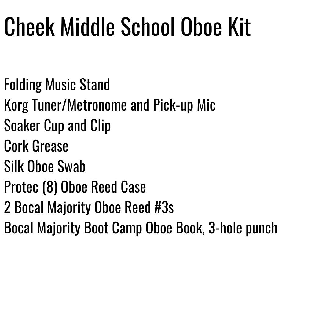 Cheek Middle School Oboe Kit