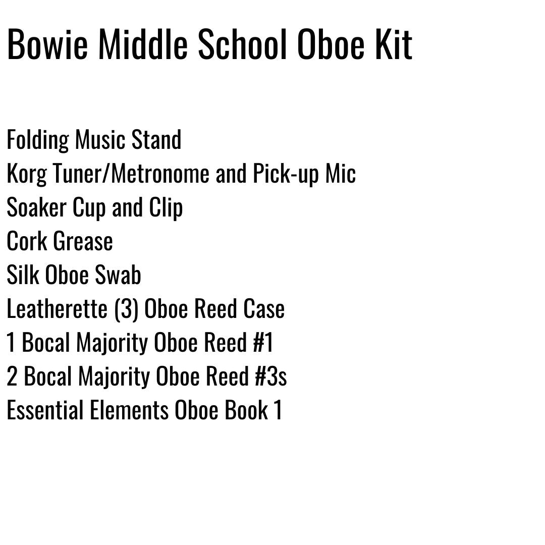 Bowie Middle School Oboe Kit (Fort Bend)
