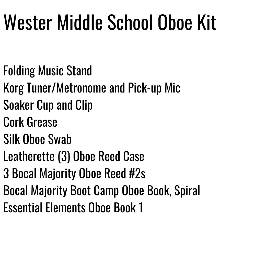 Wester Middle School Oboe Kit