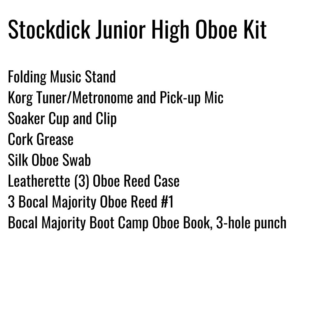 Stockdick Junior High Oboe Kit