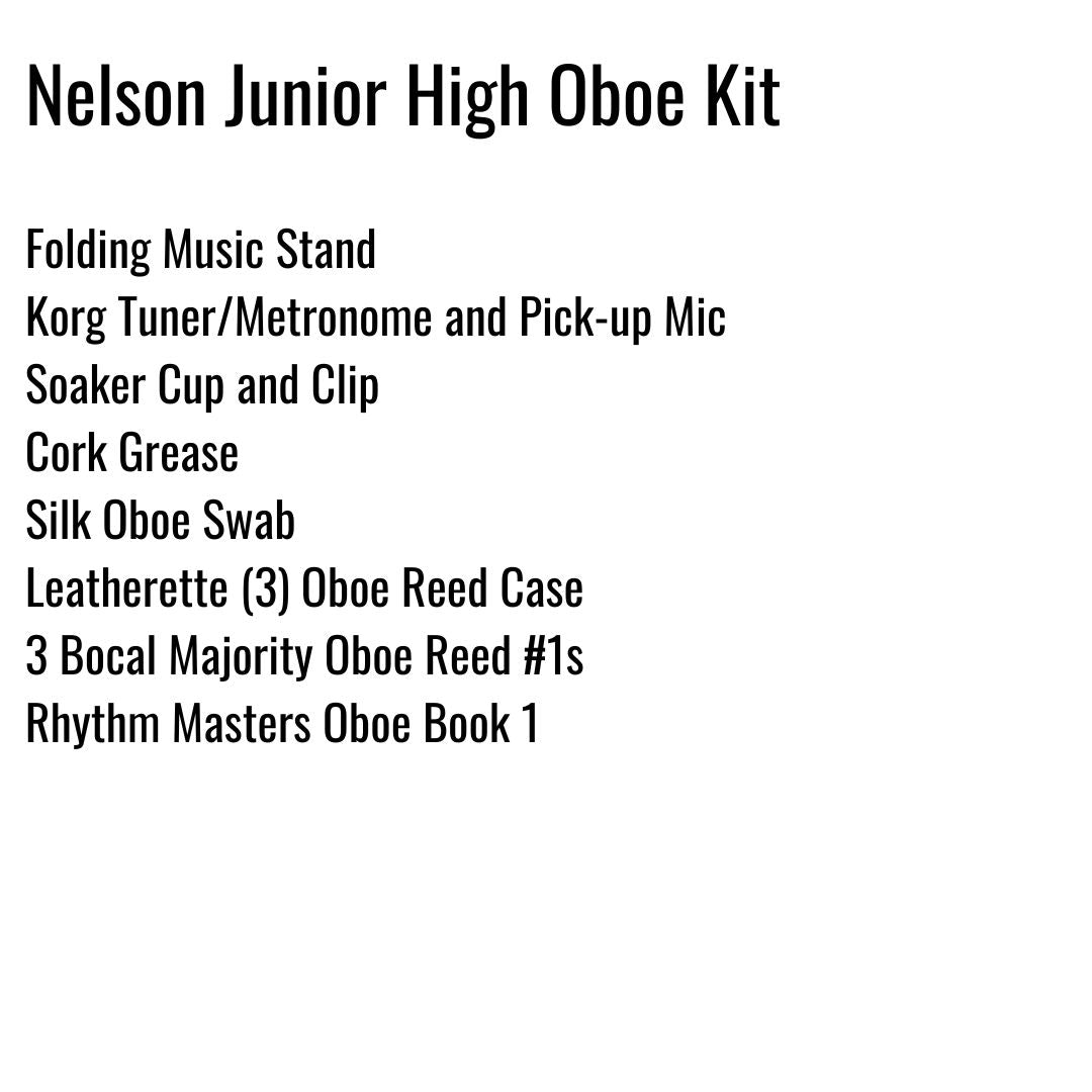 Nelson Junior High (Katy) Oboe Kit