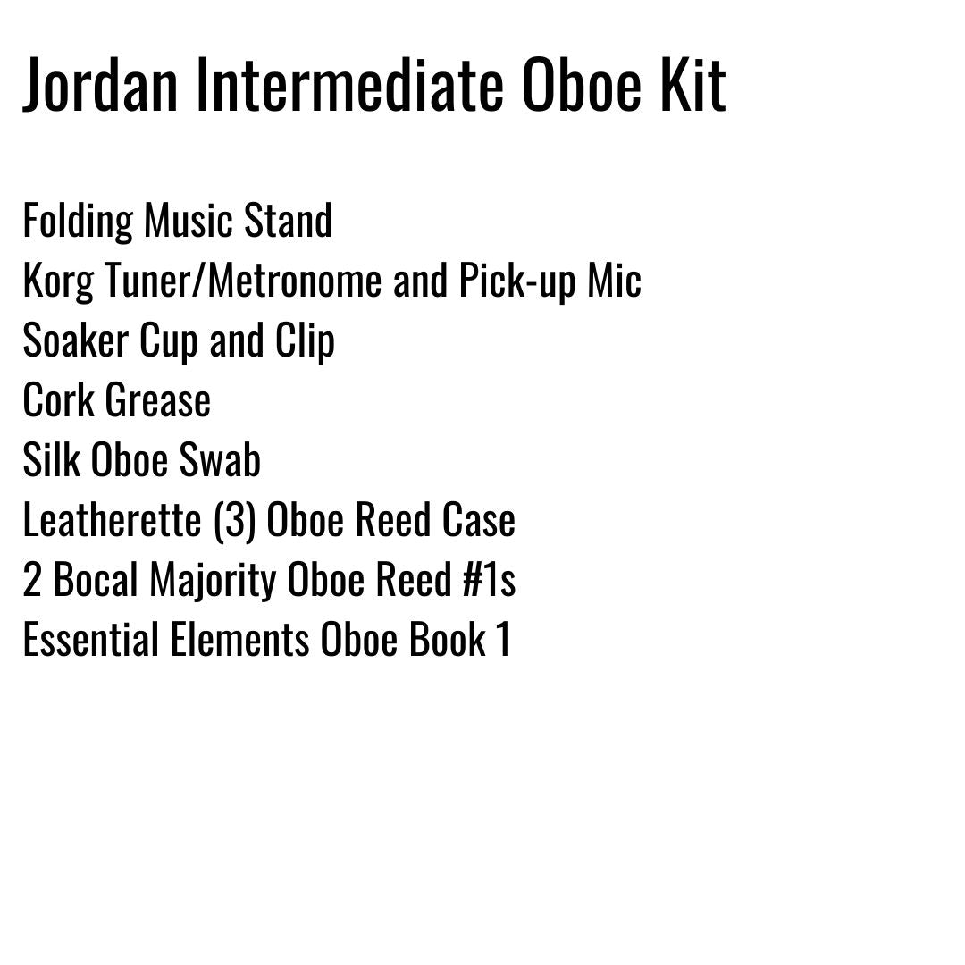 Jordan Intermediate School Oboe Kit
