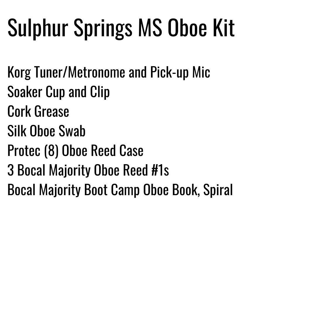 Sulphur Springs Middle School Oboe Kit