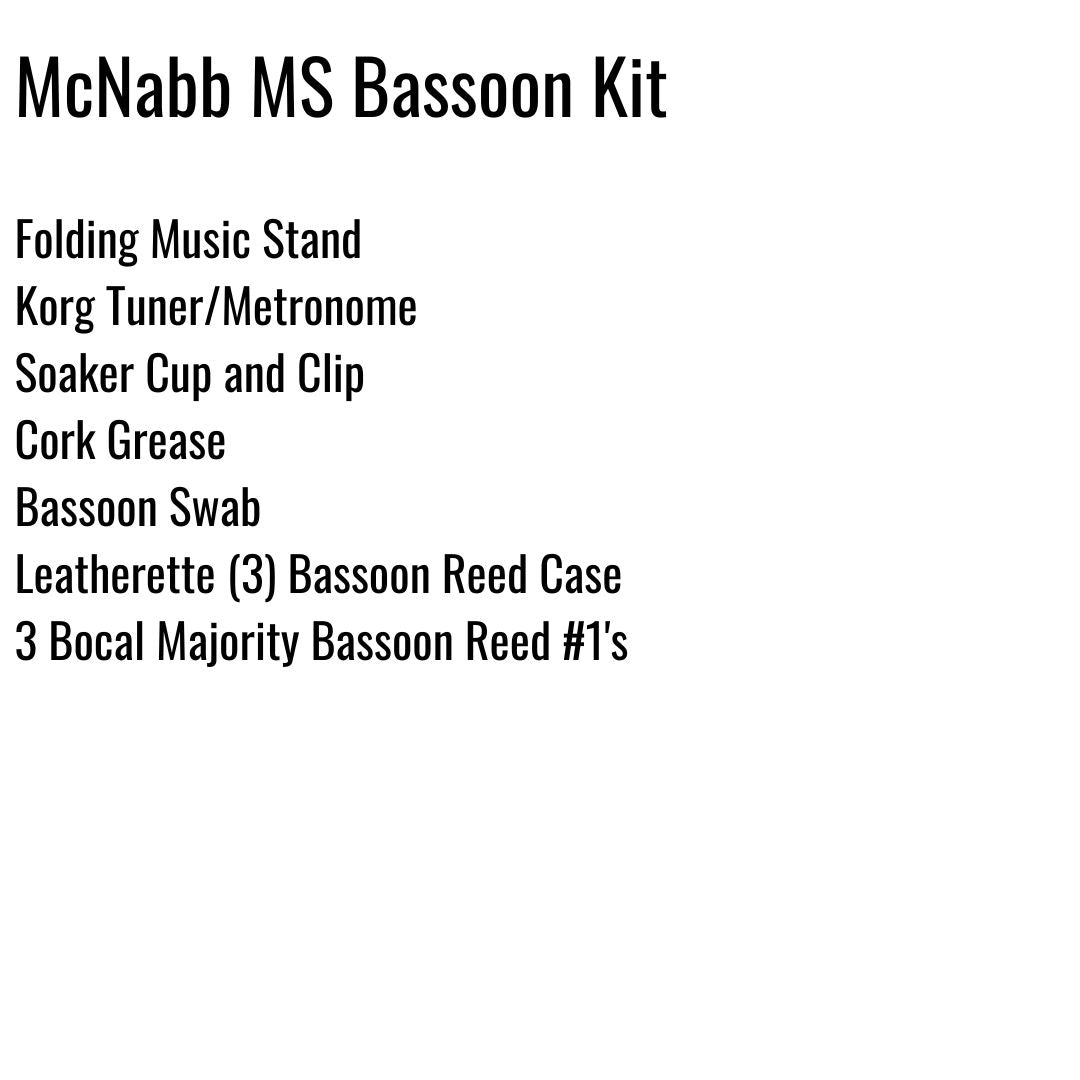 McNabb Middle School Bassoon Kit