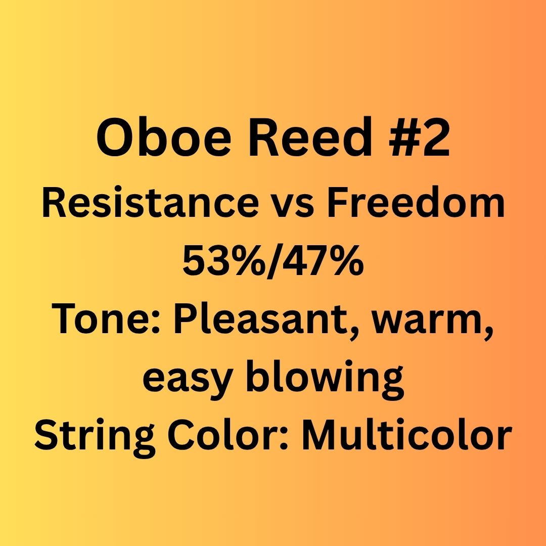 Oboe Reed #2