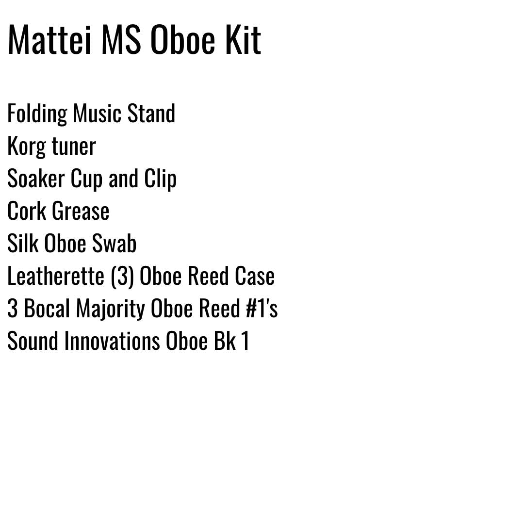 Mattei Middle School Oboe Kit