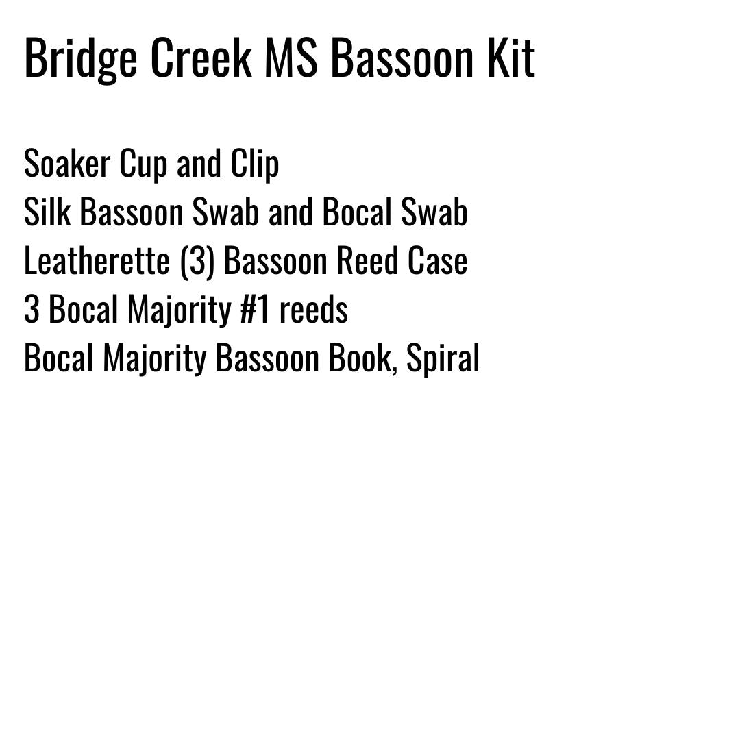 Bridge Creek Middle School (Okla) Bassoon Kit