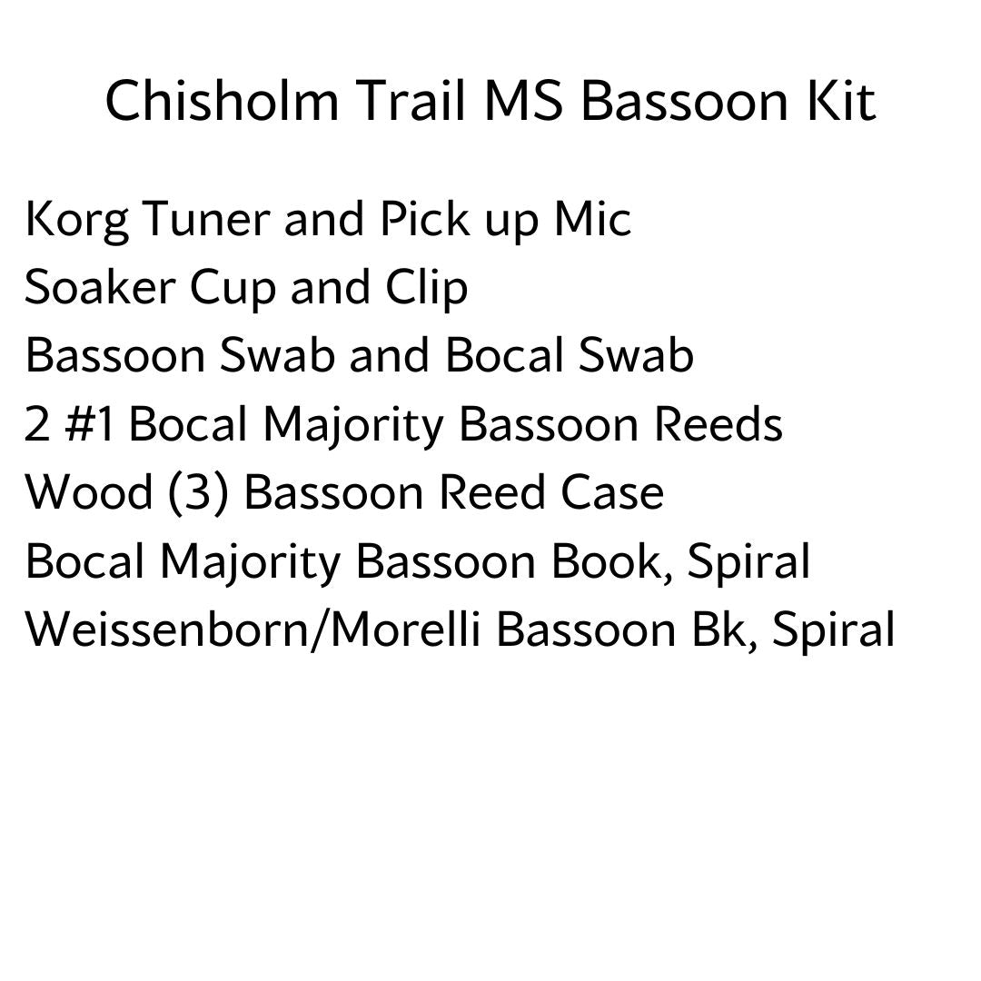 Chisholm Trail Middle School Bassoon Kit