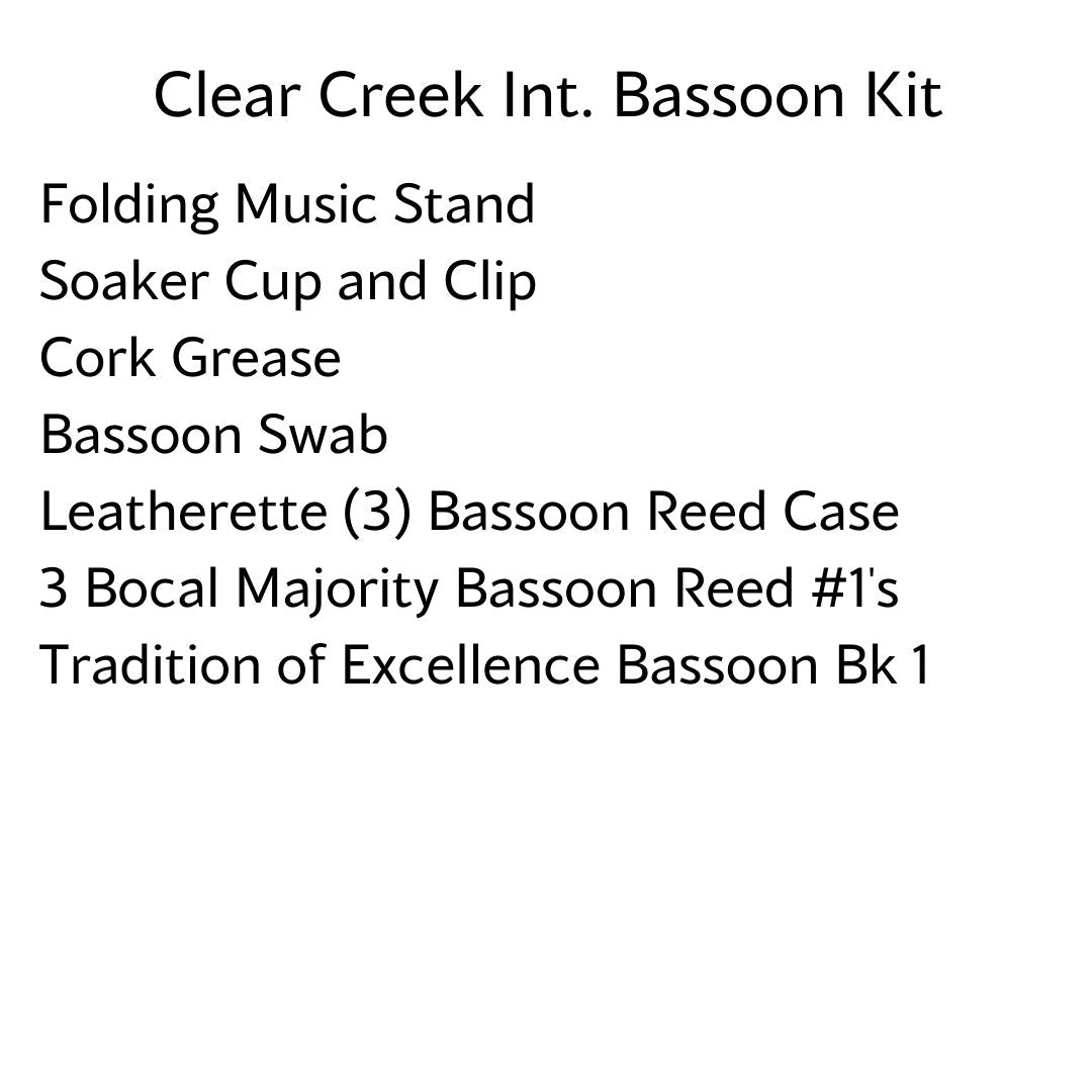 Clear Creek Intermediate School Bassoon Kit