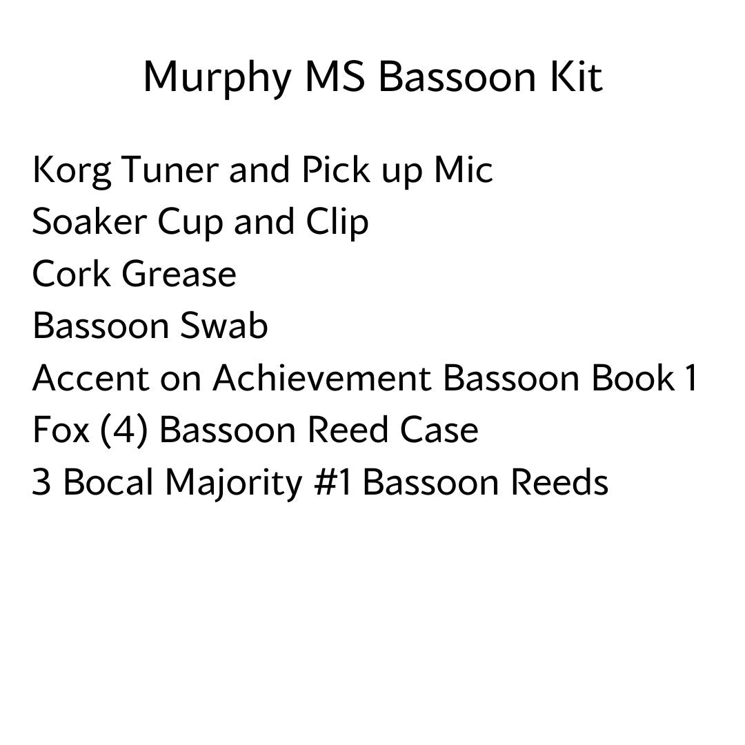 Murphy Middle School Bassoon Kit