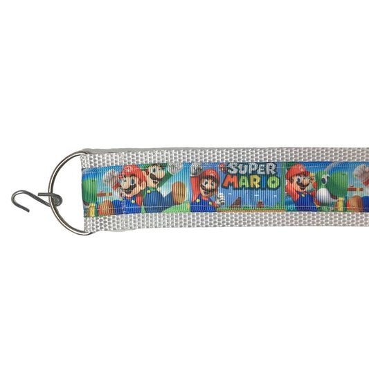 Designer seat straps Super Mario