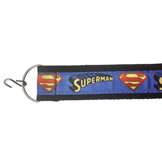 Designer seat straps Superman