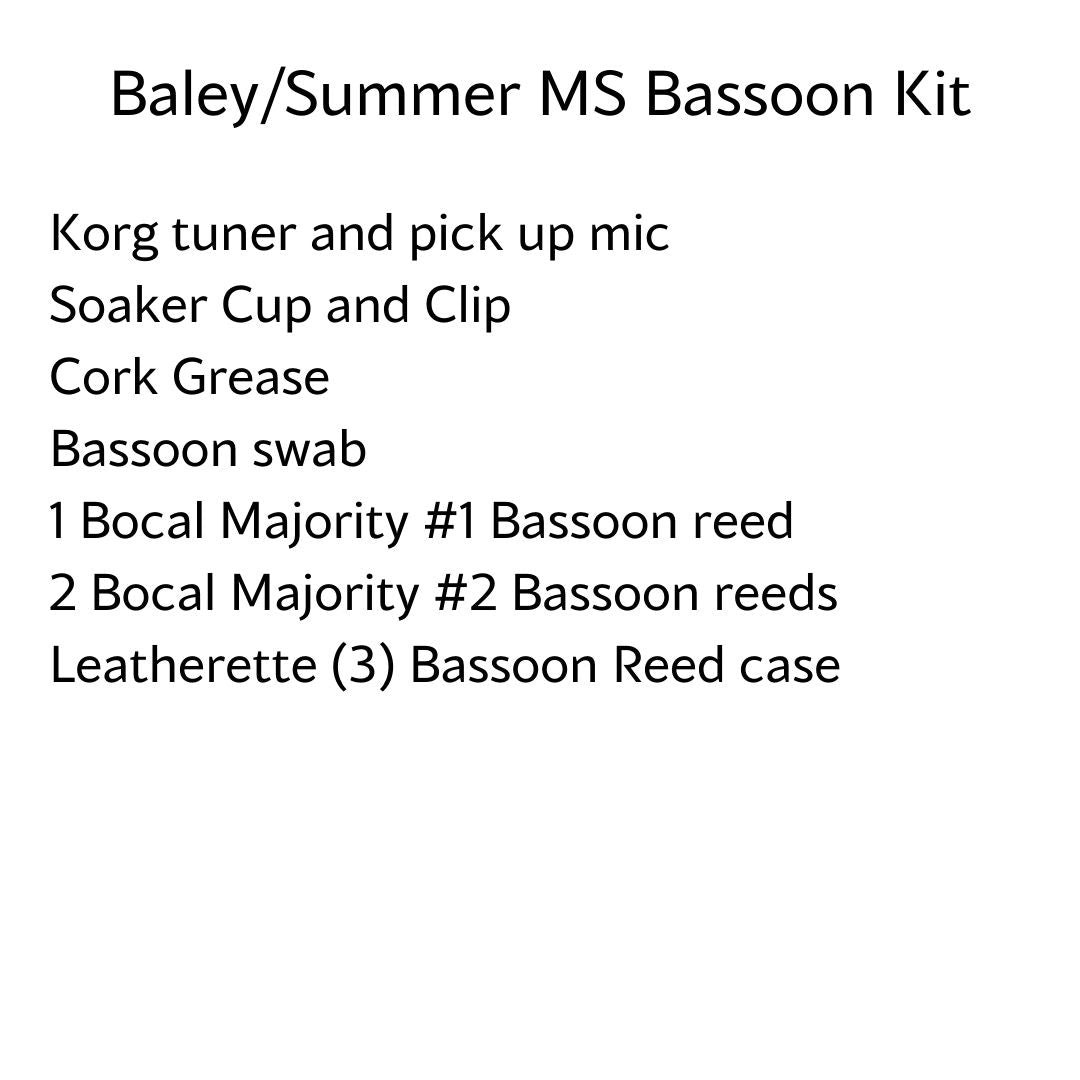 Royse City ISD Bassoon Kit (Baley and Summers MS)