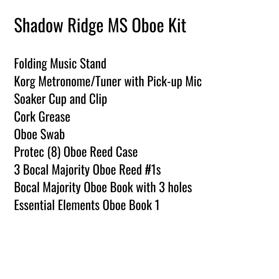 Shadow Ridge Middle School Oboe Kit