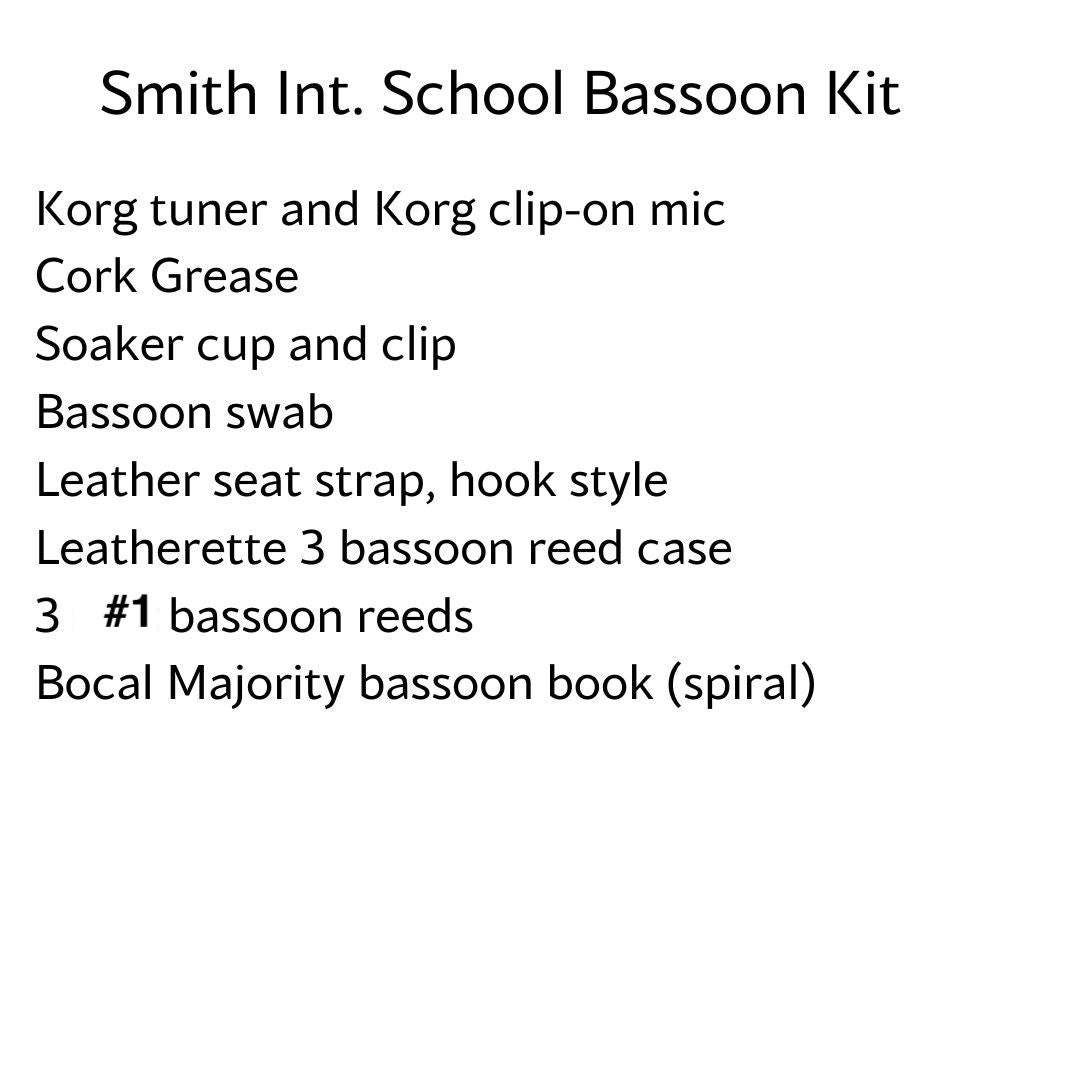 Smith Intermediate School Bassoon Kit