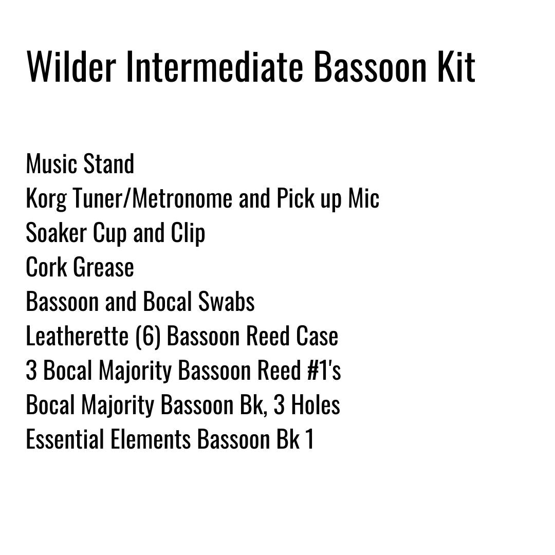 Wilder Intermediate School Bassoon Kit