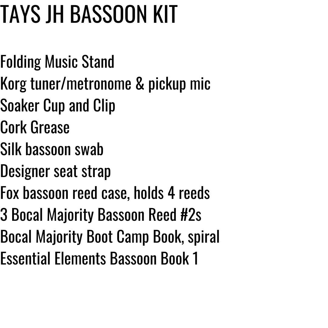 Katy ISD Bassoon