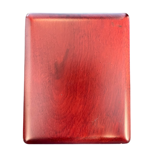 Wood Oboe Reed Case, holds 6 (ribbon-style) Dark Wood