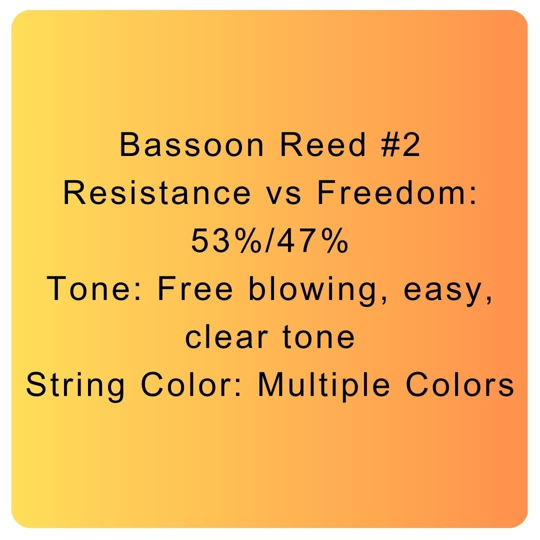 Bassoon Reed #2