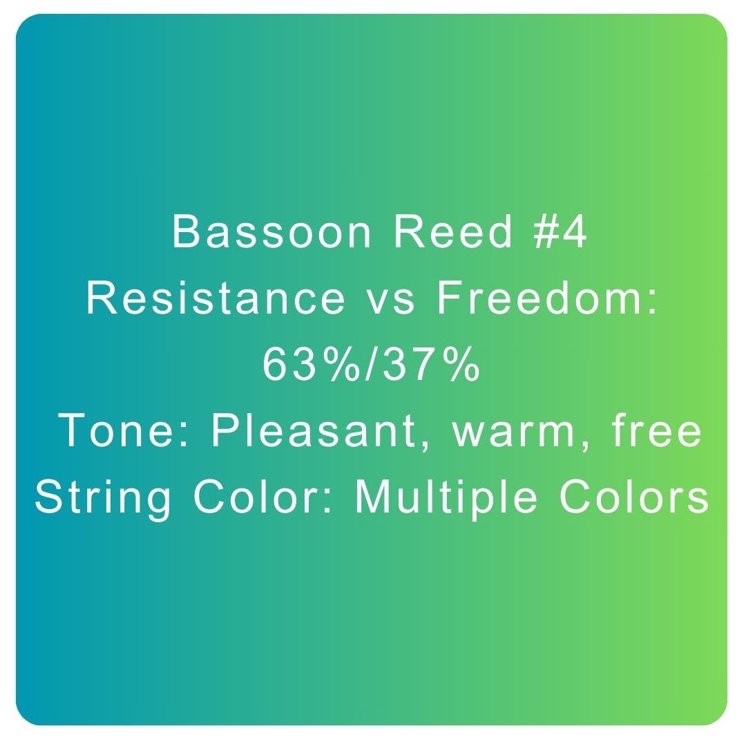 Bassoon Reed #4