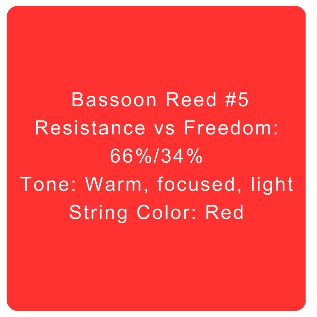 Bassoon Reed #5