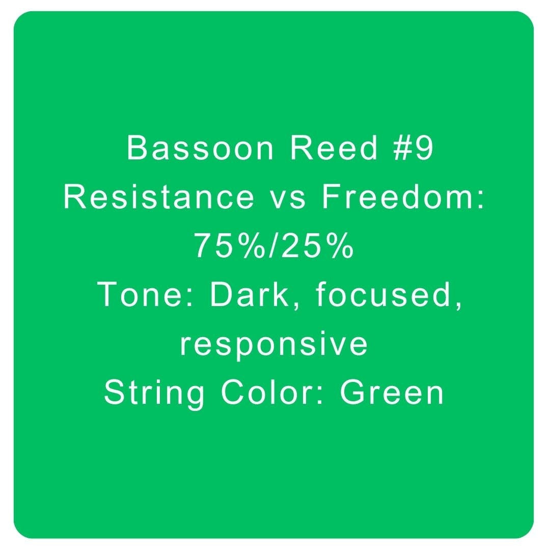 Bassoon Reed #9