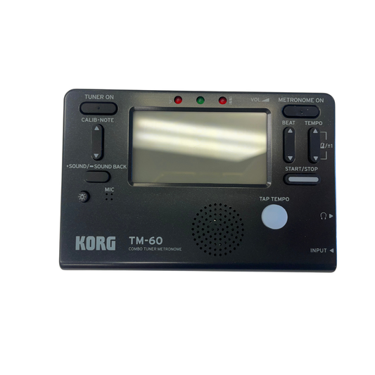 Korg Tuner/Metronome TM 60 Black