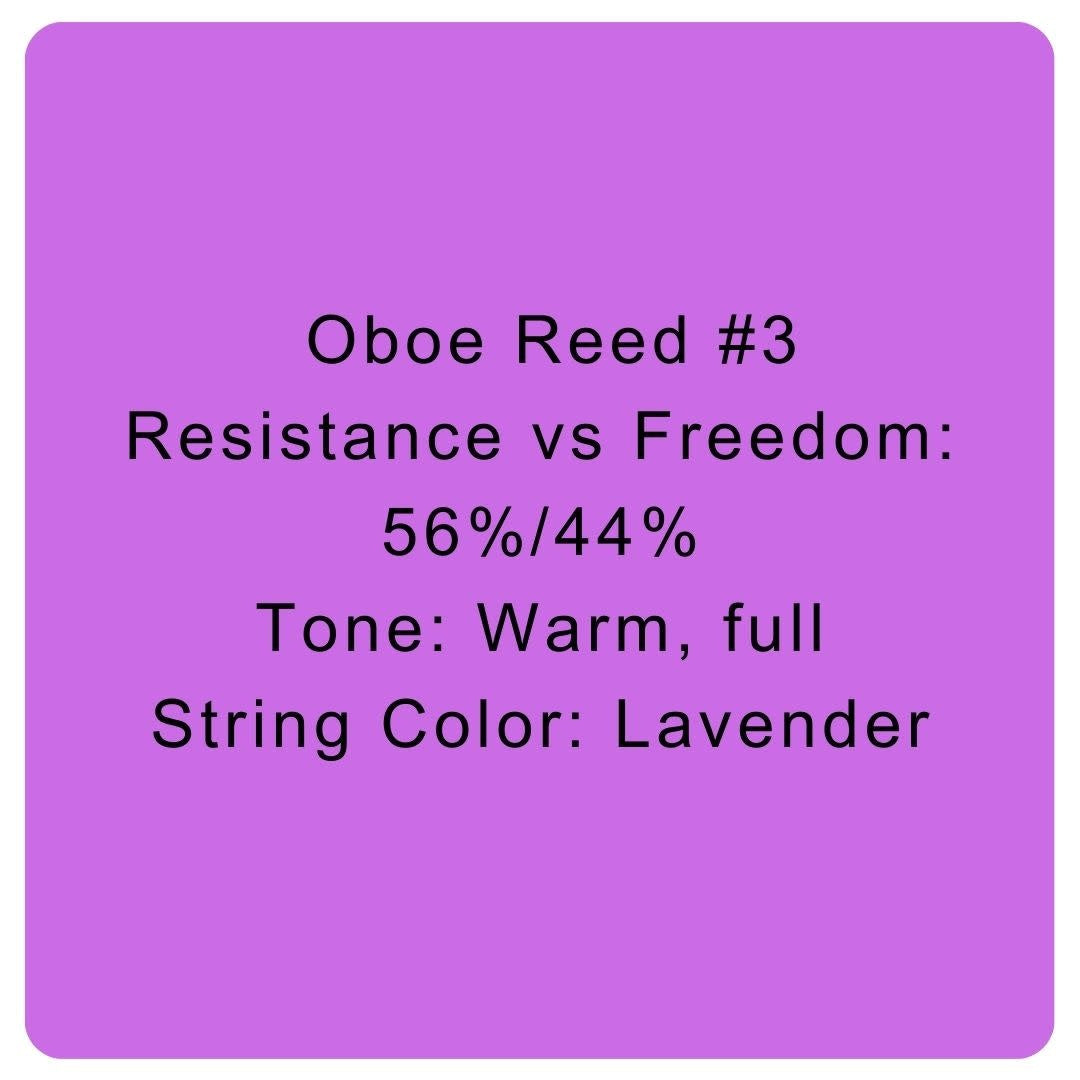 Oboe Reed #3