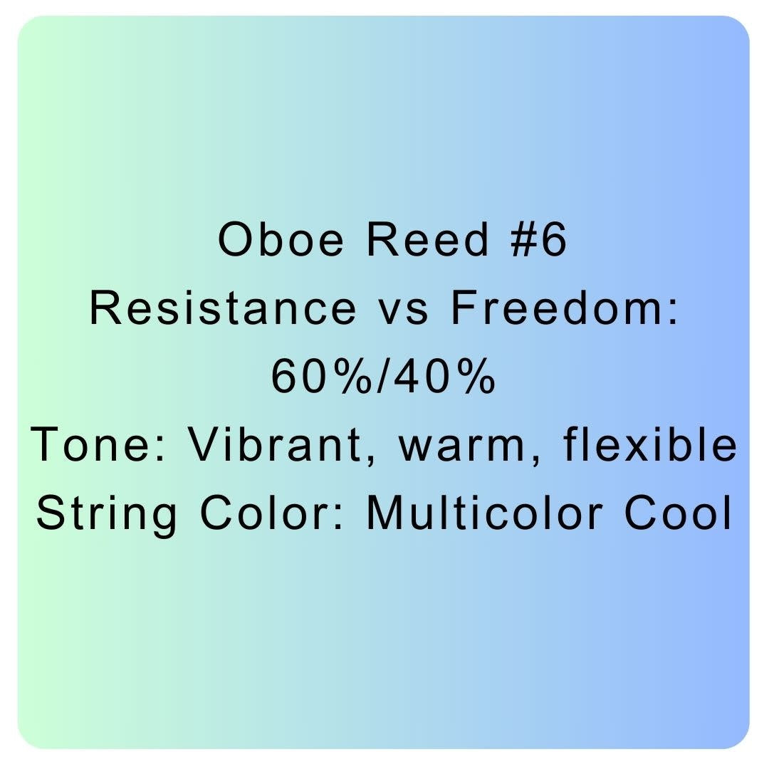 Oboe Reed #6