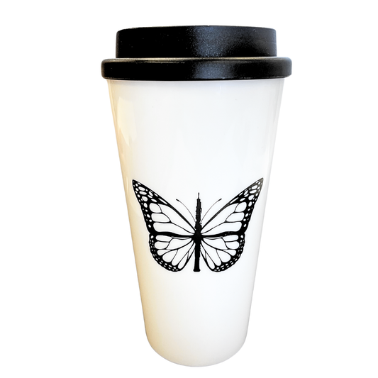 Butterfly Oboe Travel Mug