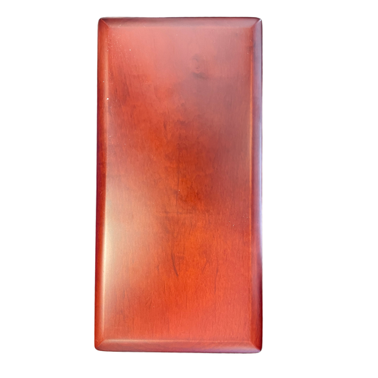 Wood Oboe Reed Case, holds 3 (ribbon-style) Dark Wood