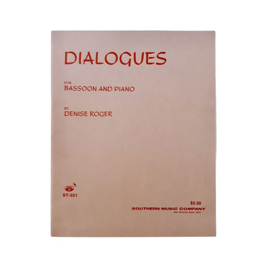 Dialogues for Bassoon and Piano by Roger - Southern Music Company
