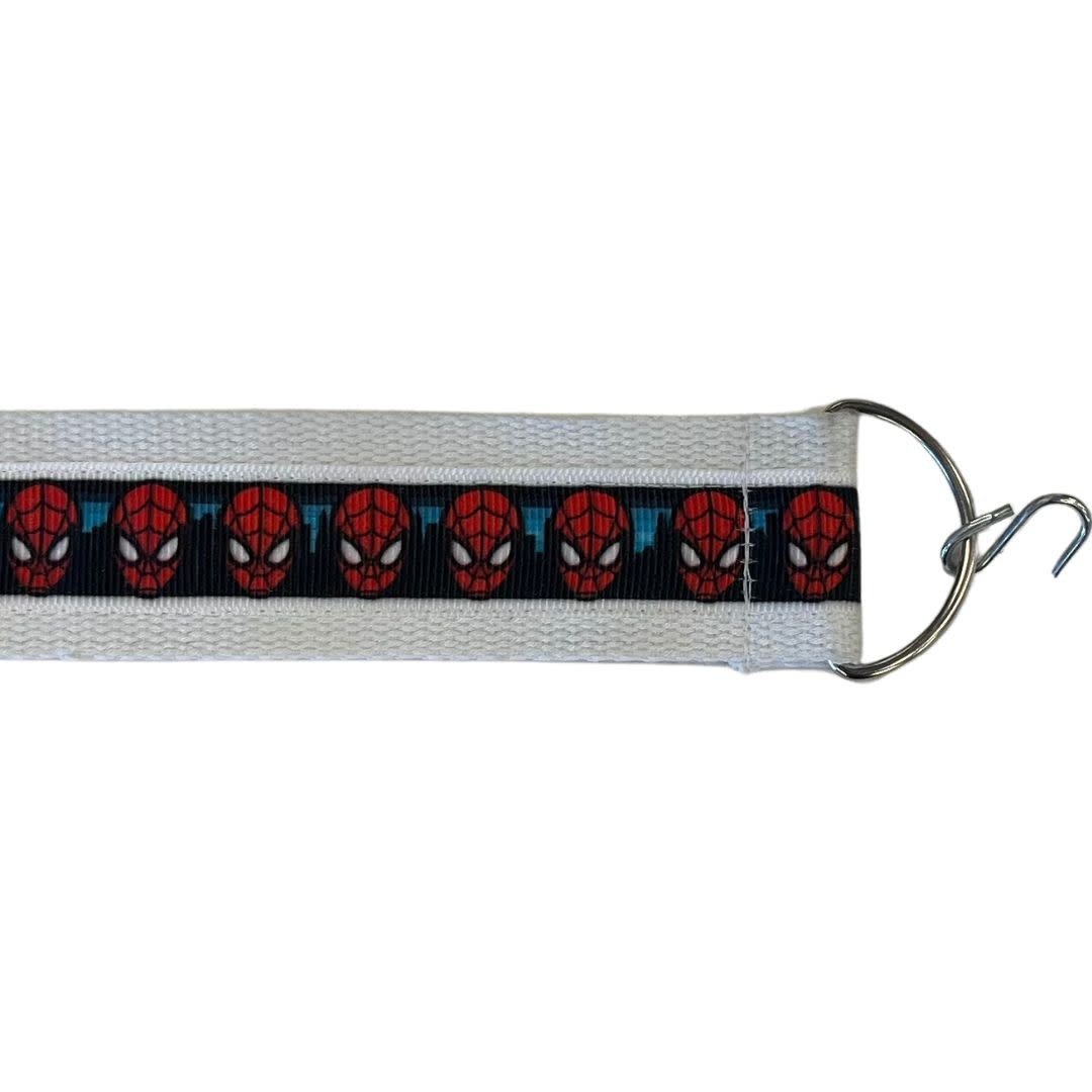 Designer seat straps Spider-Man