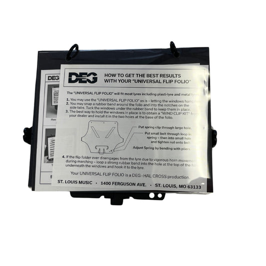 Marching Band Flip Folders