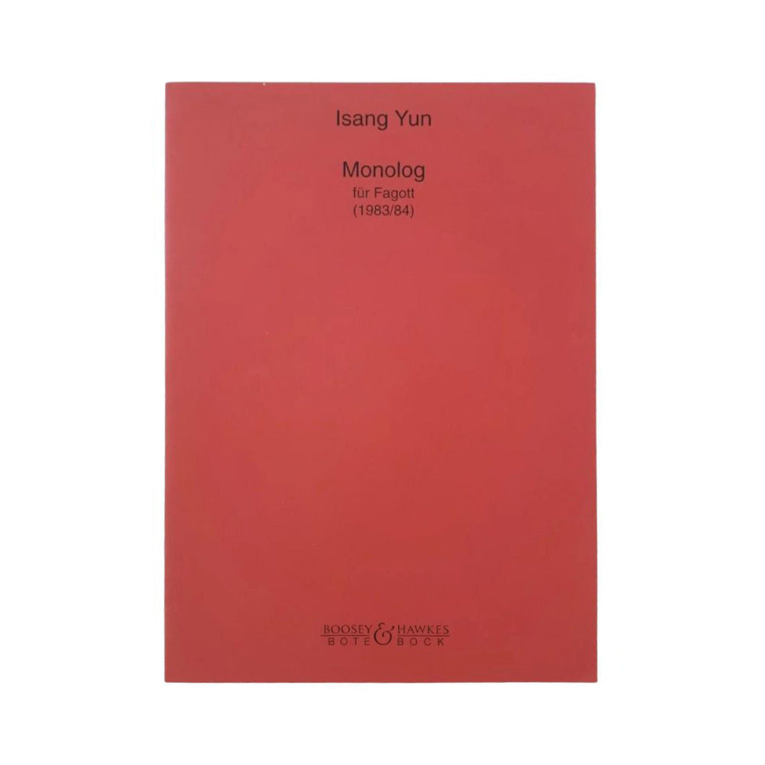 Monolog by Yun - Boosey & Hawkes