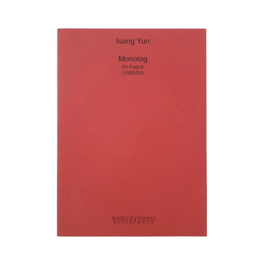 Monolog by Yun - Boosey & Hawkes