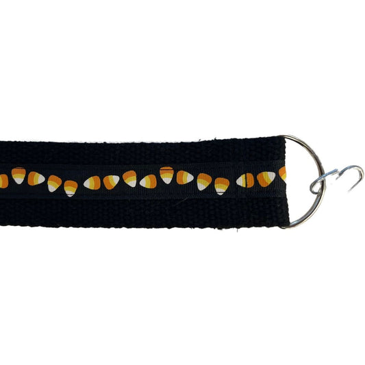Designer seat straps Candy Corn