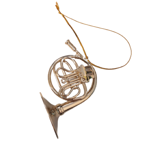 French horn ornament