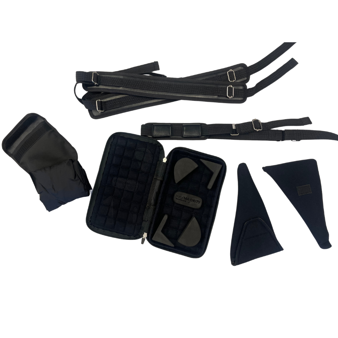 Bonna Case for Bassoon (New MB-2 Style) Regular Size, Nylon Black