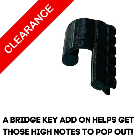 A Key Bridge fits 4mm rods (3D printed)