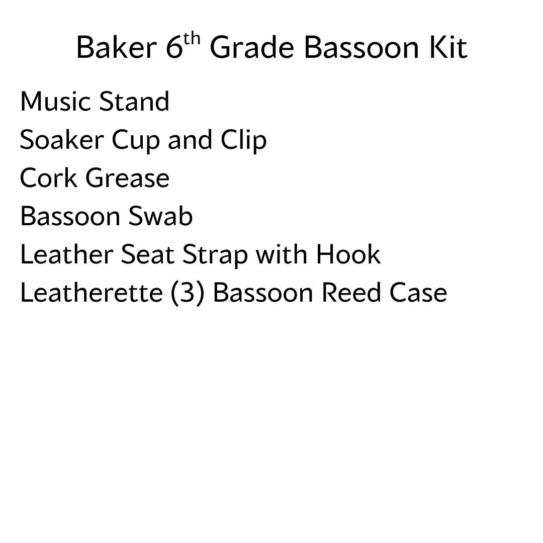 Baker 6th Grade Bassoon Kit