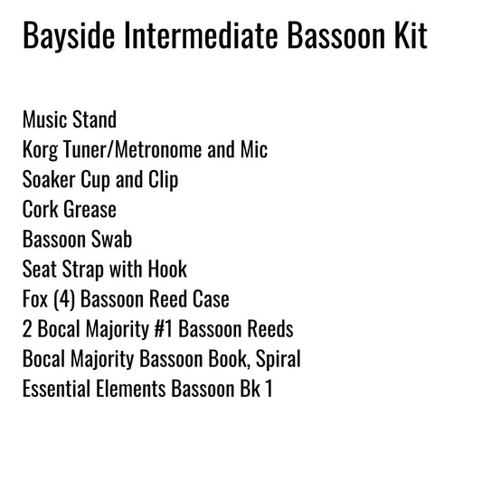 Bayside Bassoon Kit