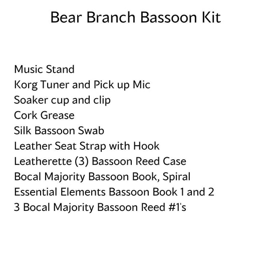 Bear Branch Bassoon Kit