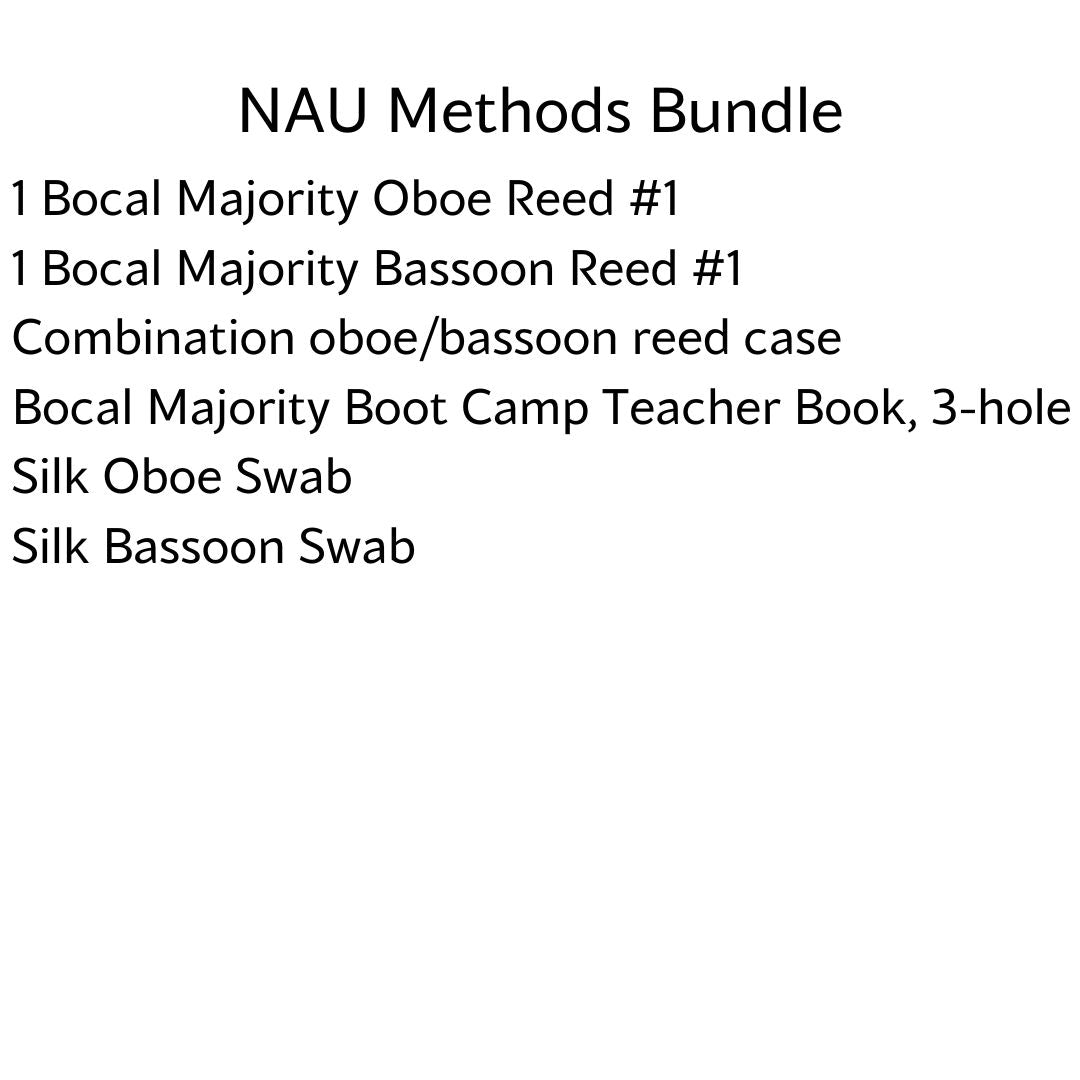 NAU Double Reed Method Bundle, 3-Hole Book