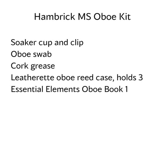 Hambrick Middle School Oboe Kit